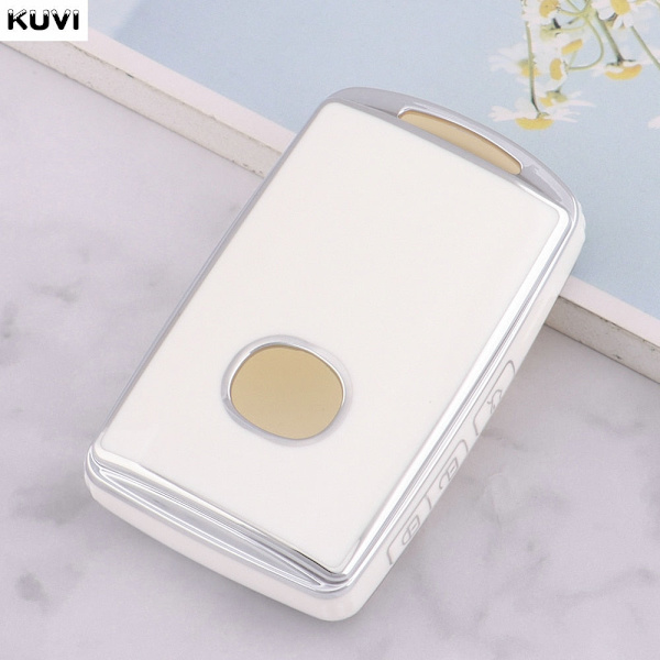TPU Bilnøgle Etui Cover Skal Til Mazda 3 Alexa CX30 CX-4 CX5 CX-5 CX8 CX-8 CX-30 CX9 CX-9 Beskytter Nøglefri White