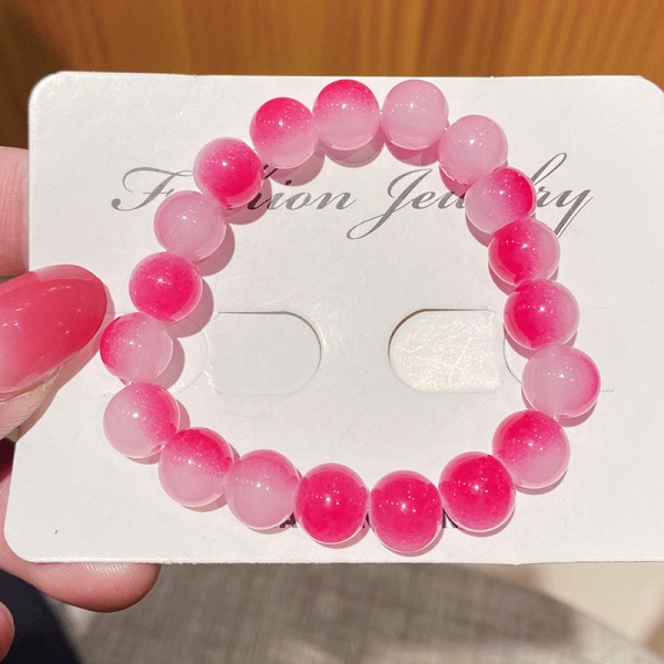 Bodhi Armbånd Gradient Farve Studenterversion Armbånd Kvinde Online Influencer Samlerobjekter - Autograf Armbånd Natmarked Bod Yiwu Tilbehør Violet