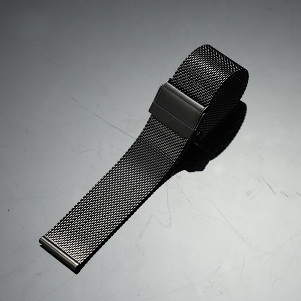 Kellon ranneke Apple Watch iWatch 42/44/45/49mm musta tuplalukko