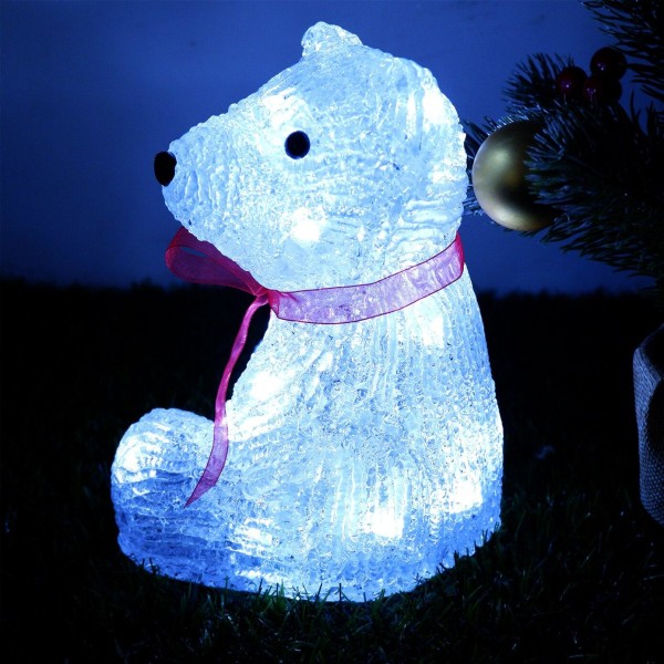 Julbjörn LED-ljus Batteridriven Navidad LED Juldekoration Fairy Navidad Dekorationsljus Dekoration Natale Default Title