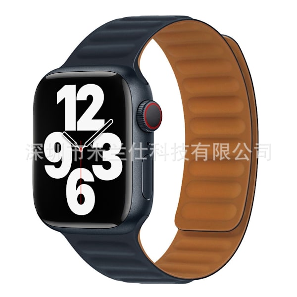 Klockarmband för Apple Watch iWatch 38/40/41/42mm-S10 Midnatt