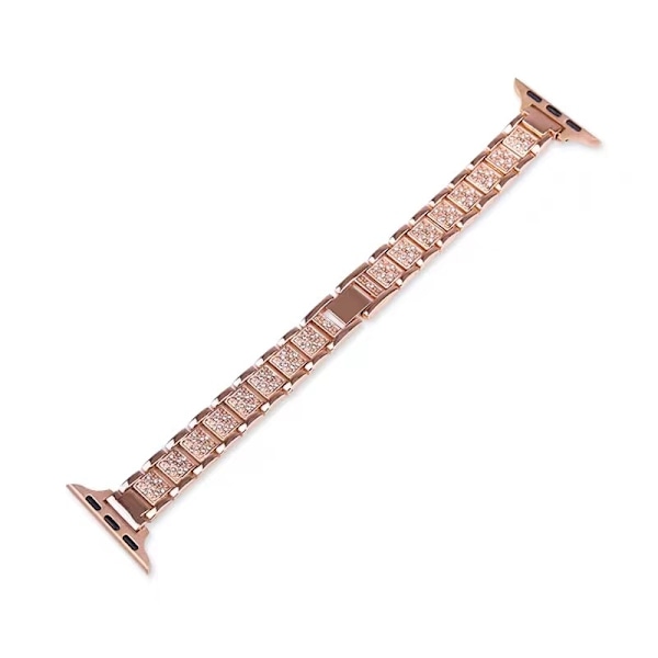 Klockarmband för Apple Watch iWatch 38/40/41/s10 generation 42mm roséguld