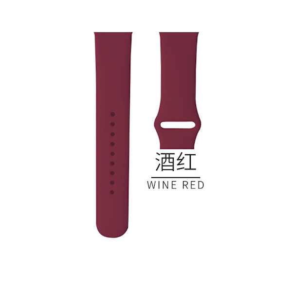 Kellon ranneke Apple Watch iWatch -kelloon. Soveltuu: 1-9 sukupolvi SE 38/40/41 standardi 32 viininpunainen