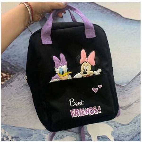 Disney Tecknad Ryggsäck För Baby Pojkar Flickor Minnie Mus Mickey Mouse Barn Härlig Skolväska Förskola Skolväska Barn Present style16  22x21x10CM