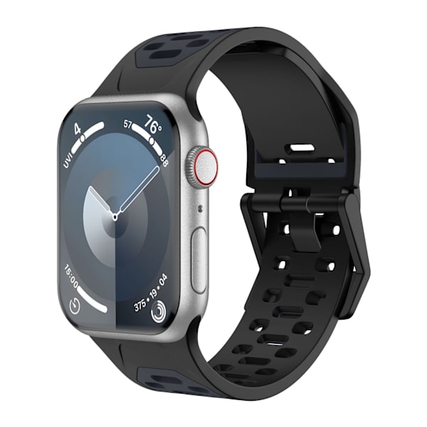 Kellon ranneke Apple Watch iWatch 42/44/45/49/46mm 0. sukupolvi musta harmaa
