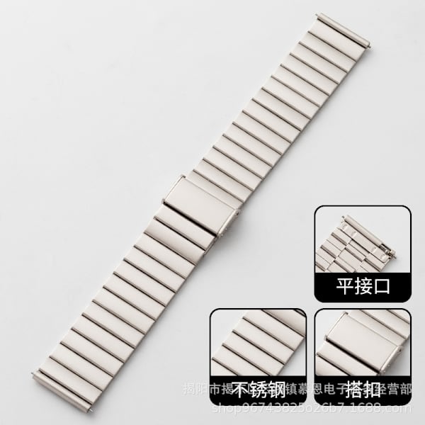 Klockarmband för Apple Watch iWatch för 38/40/41/s10 42mm Stjärnljus Färg Yizhu Huawei spänne