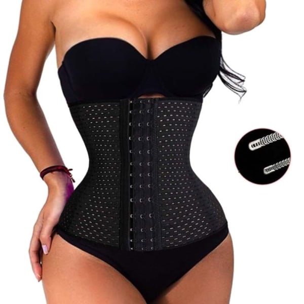 Shapewear Dam Midja Cinchers Dam Korsett Shaper Band Body Building Postpartum Magen Bantning Bälte Modelleringsrem Black L