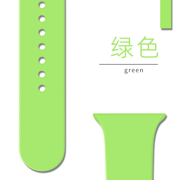 Kellon ranneke Apple Watch iWatch 38/40/41/42mm Standard/S 04 Vihreä