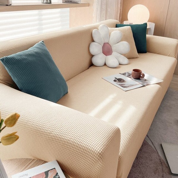 Sammets bäddsoffa cover Fällbart säte utan armar Slipcover Modern stretch bäddsoffa överdrag Elastiskt plysch soffskydd Hembankett 5 S  150-185 cm