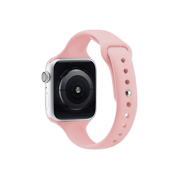 Klockarmband för Apple Watch iWatch 38-41 S10/42mm Vit Box Regular Rosa