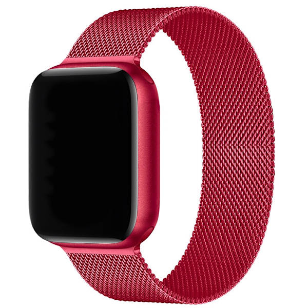 Urrem til Apple Watch iWatch Gældende: 1-9 generation/SE 38/40/41 S10: 42mm 0 rød