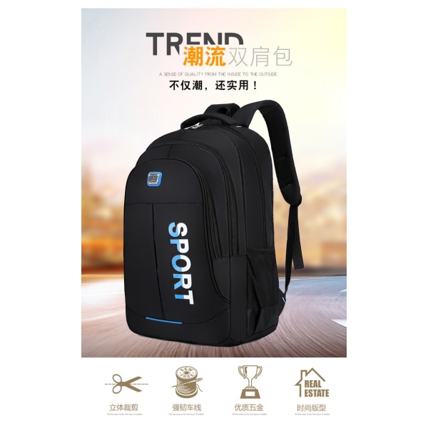 Sport Outdoor Swagger Taske Polyamider og Nylon Holdbar Rygsæk til Rejser eller Forretning Green 17in