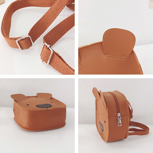 Nya Tecknade Mini Babyväskor PU Läder Barn Skolryggsäck för Flickor Pojkar Barn Ryggsäckar Väska Baby Tillbehör 1-5Å Shoulder Bags
