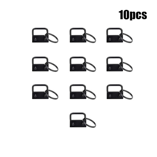 10/60 kpl Avainnauha Avaimenperä Tarvikesetti Kääntyvät Lukot Värikäs Avaimenperän Pohja, Avaimenperän Pohja Rannekkeiden Avaimenperän Valmistukseen 10pcs3