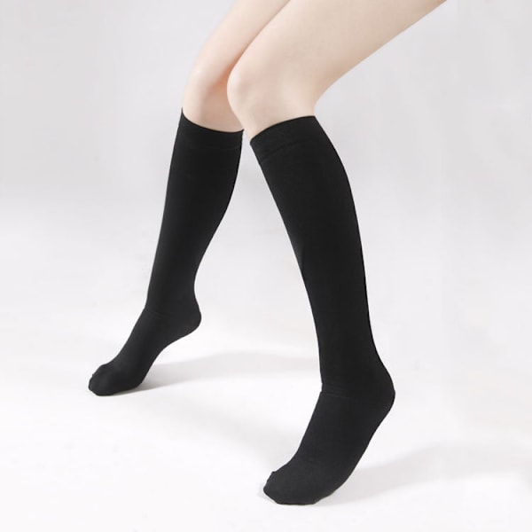 Tykkere Varme Lange Sokker cashVinter Kvinder Lange Strømper Varme Lårhøje Sokker Damer Over Knæstrømper Vinter Termiske Sokker Black Short One Size