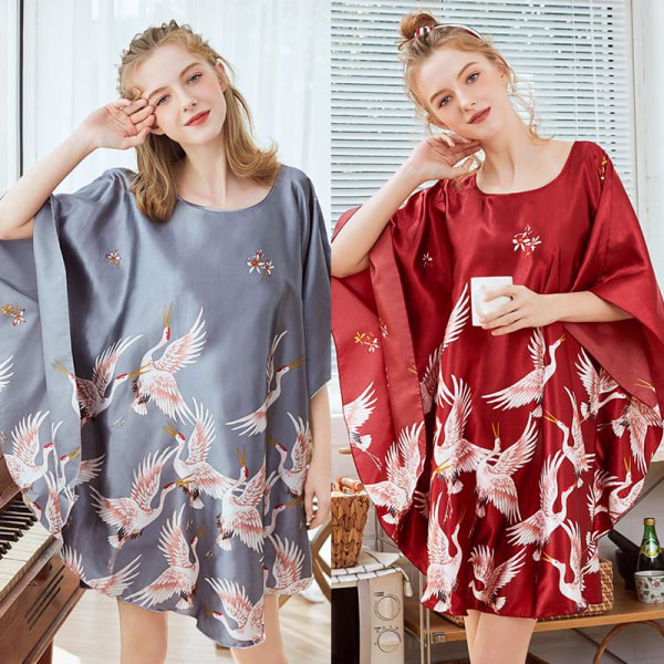 Naisten Pyjamat Oloasut Kylpytakit Aamutakit Kotiasu Huivi Yksi Koko Ylellinen Tyyli Polyesteri Yöasut Blue