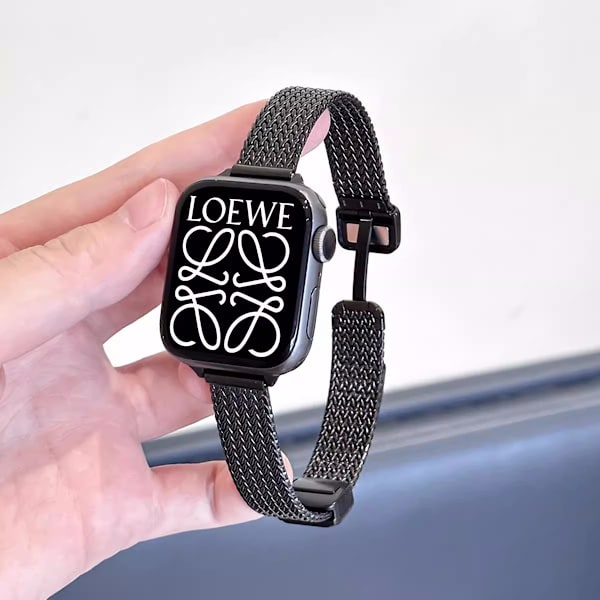 Kellon ranneke Apple Watch iWatch 1-9 SE 38-40-41mm Musta Magneettisolki