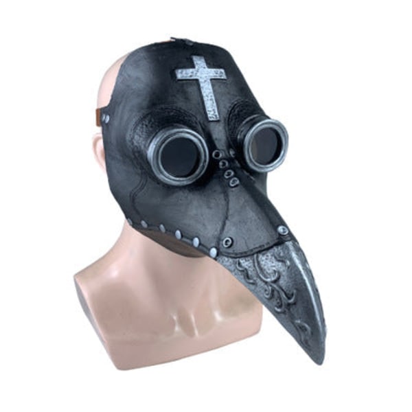 Plague Doctor Mask Steampunk Emulsion Bird Cosplay Masks Prop Mascarillas 17 Styles Costume Mascherine Protect Halloween style 6