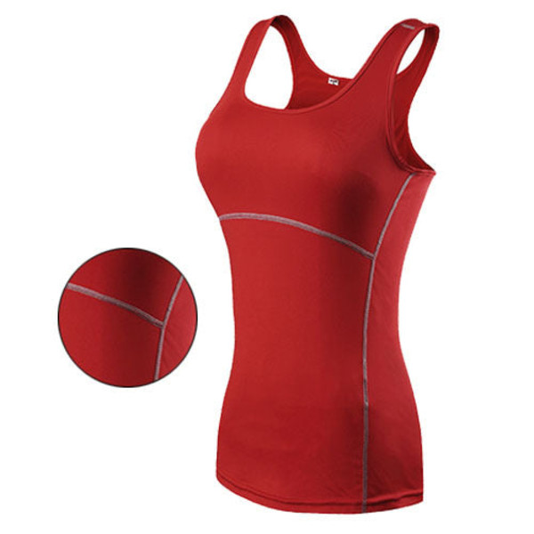 Yoga Tröjor Kvinnor Sexig Gym Sportkläder Väst Fitness Tajt Snabbtorkande black XL
