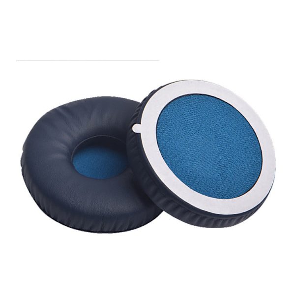 Sopii Sony Sony Wh-xb700 kuulokkeiden suojuksiin Vaahtomuovisuojus 75mm pyöreät Bluetooth-kuulokkeet Korvakupit Nahkakotelo Korvasuojus Blue earmuffs [single]]