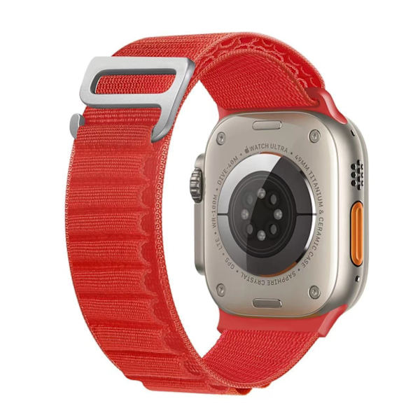 Klockarmband för Apple Watch iWatch för 1-9 generationer: 38-40-41mm/s10 42mm röd