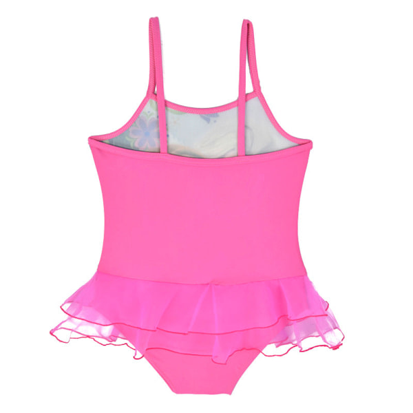 Bikini Flickas Baddräkt, Hel Baddräkt CL034Red 104~110