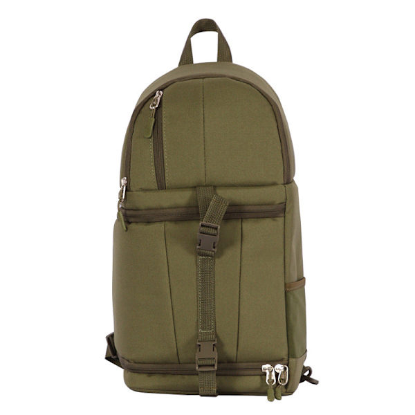 Utomhus Kameraväska Anti-Seismisk Kameraväska Axelväska DSLR Kameraväska Objektivfodral Army Green