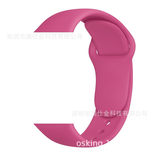 Klockarmband för Apple Watch iWatch 38/40/41/42 S10 S/M Pitaya