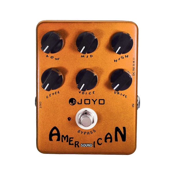 JOYO JF-14 Gitarr Effekt Pedal Högtalarsimulator Elgitarr Overdrive Single Block Effektor