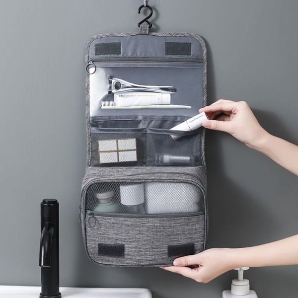 Matkailu Toiletries Kosmetiikka Organizer - Black