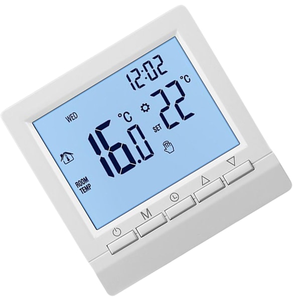 LCD Digital Romkontroller Termostat Romtermostat Fotgulvvarme Veggvarme Yyds