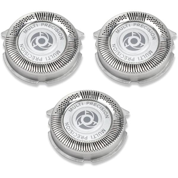 3 stk Philips Elektrisk Barberbladsett Menn Elektrisk Barberhode Reserve Rotasjonshoder Trimmer Razor Tilbehørsett for Serie 5000 SH30 SH50