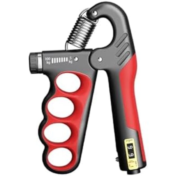 Grebsstyrkeforstærker, håndgrebsstyrkeforstærker, 5-100 kg (11-220 lbs) justerbar modstandsunderarmsstyrkeforstærker