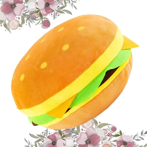 Hamburgare prydnadskuddar
