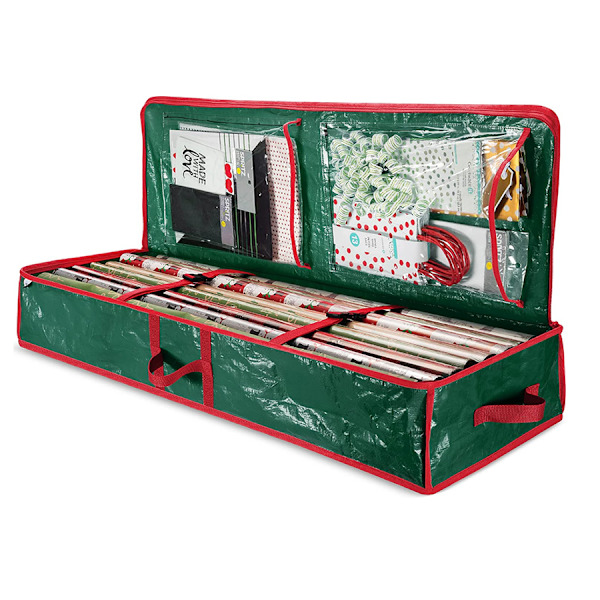 Oppbevaringspose for julepapir - Green