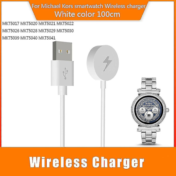 Opladningsdock-oplader til Michael-kors Mkt5017 Mkt5020 Mkt5021 Mkt5030