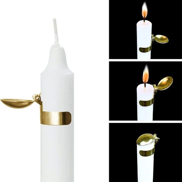 Automatisk lyseslukker guld - 2pc