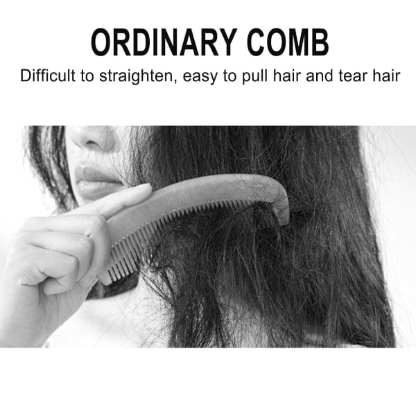 Curly Hair Styling Brush Curling Brush Den elastiske krøllede hårbørste bruges til at rede, forme og style krøllet hår. Unisex, ikke let at trække (1 stk) - Green