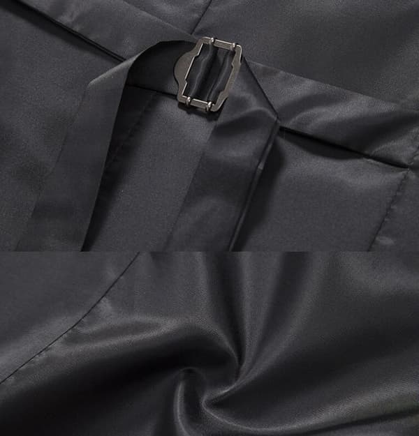 Dobbelspent vest for menn, smal passform, kaffe Coffee S