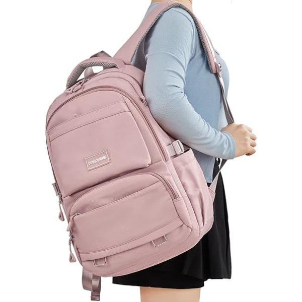 Lätt skolryggsäck dam, söt skolväska för flickor, Laptop ryggsäck Ryggsäck för skolan Casual Daypacks Reseryggsäck för collegearbete