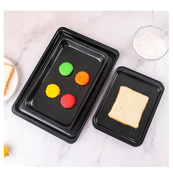 3-pack Bakplåtsset Non-Stick, Multipack Ugnsform - Diskmaskinsäker och Lätt att Rengöra 14.5in