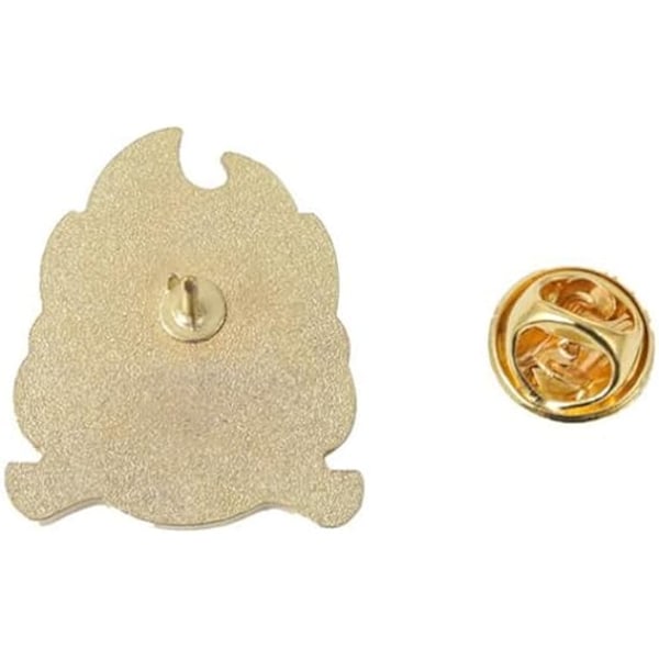 Castle Enamel Pins 5 st Söt Flamma Badge Brosch Animation Karaktär Lapel Pin Badge Metall Badges Pin Set