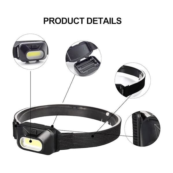 Hodelykt, 2-pakning LED-hodelyktsett, hodelykt, profesjonell hodelykt