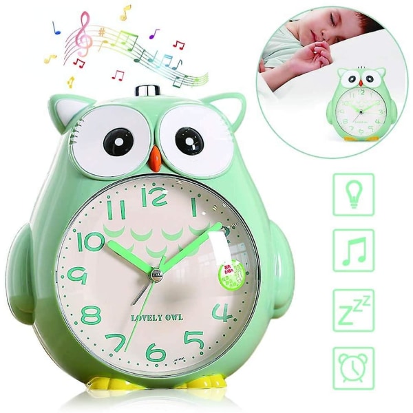 Alarm Clock Compatible With Kids, Loud Music Alarm Clock With Backlight And Snooze