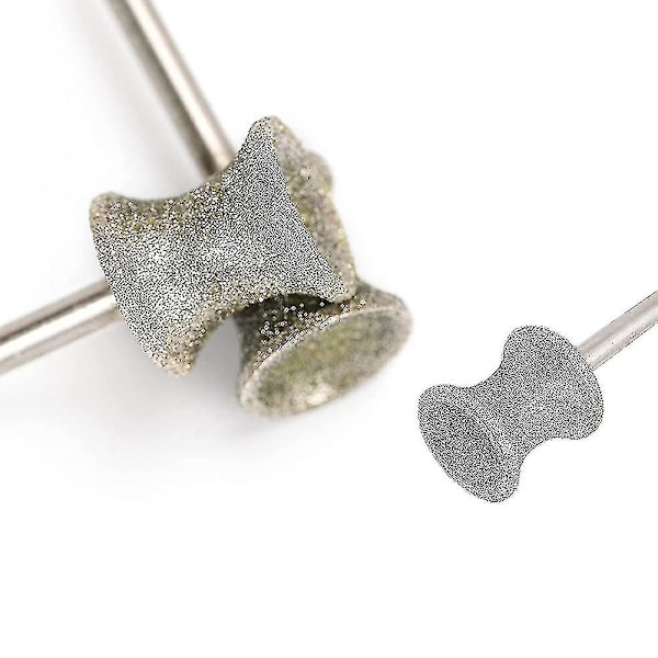 2 stk. Diamant Hundesømfil Bits Til Roterende Værktøj Passer Til Dremel