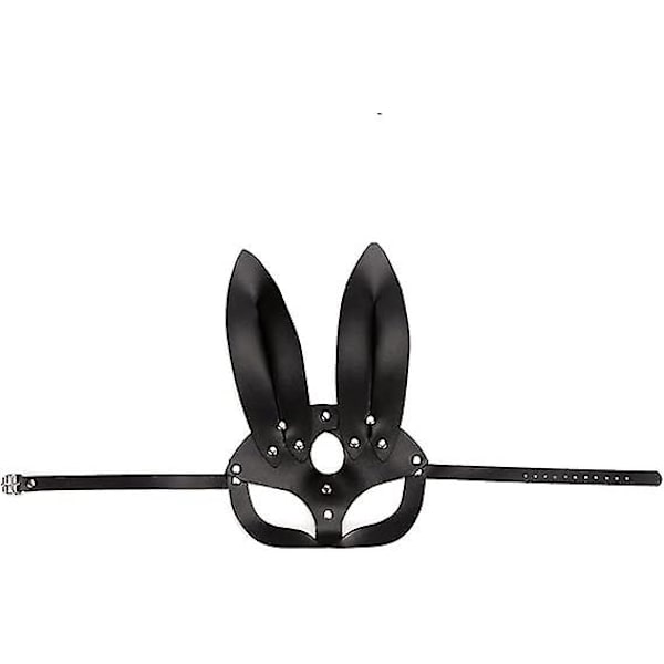 Kvinde Læder Kattemaske Sexy Halvmaske Øjenmaske Cosplay Kostume Rekvisitter Fest Maskerade Tilbehør