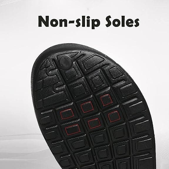 Unisex Træsko Sko Casual Hjemmesko Hurtigtørrende Sandaler Sort Black 45