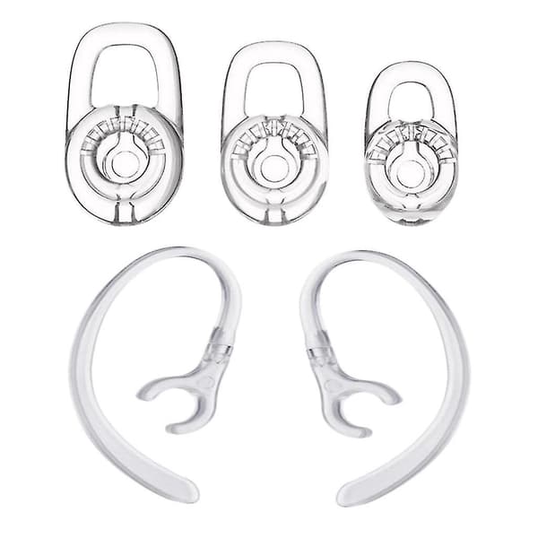 10x Silikone Ørepropper Med 360 Graders Roterende Ørekrog Til Plantronics M70