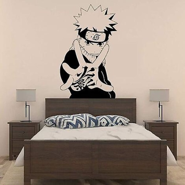 Xox-grusomme klistermærker Muraux Autocollant Naruto Japonais Manga Anime Style Dekoration Intrieure Dcorations