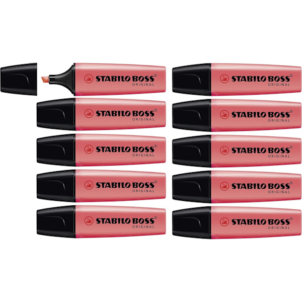 Markeringspenna - 10-pack - Red